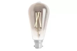 4lite WiZ Connected ST64 Smoky White WiFi LED Smart Bulb - B22 Bayonet (Single)