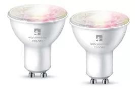 4lite Wiz Connected Dimmable Multicolour WiFi LED Smart Bulb - GU10 (Pack of 2)