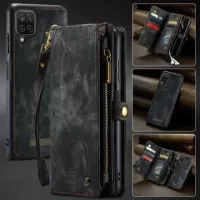 Samsung Galaxy A12 Caseme 2-in-1 Multifunctional Wallet Case - Black