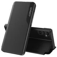 Samsung Galaxy A14 Smart Clear View Flip Case - Black
