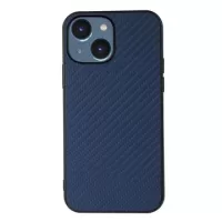 iPhone 15 Hybrid Case - Carbon Fiber - Blue