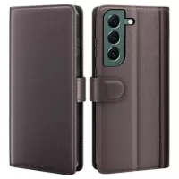 Samsung Galaxy S23 5G Wallet Leather Case with Kickstand - Brown