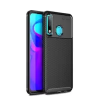 Huawei P30 Lite Beetle Carbon Fiber TPU Case - Black