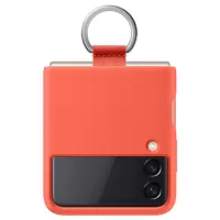 Samsung Galaxy Z Flip3 5G Silicone Cover with Ring EF-PF711TPEGWW - Coral