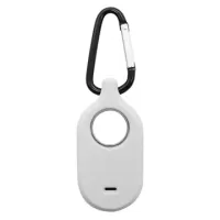 Samsung Galaxy SmartTag 2 Silicone Case with Keychain - Grey / Black