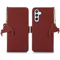 Samsung Galaxy S24 Wallet Leather Case with RFID - Brown