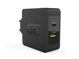 Green Cell CHAR10 mobile device charger Black Indoor