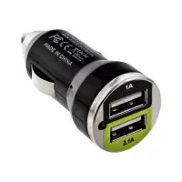 InLine USB Car Charger + Power Adapter for any USB device 12/24V...