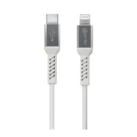 Prio Charge & Sync MFi Certified USB-C to Lightning Cable - 1.2m - White