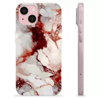 iPhone 15 TPU Case - Ruby Marble