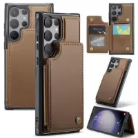 Samsung Galaxy S22 Ultra 5G Caseme C22 Case RFID Card Wallet - Brown