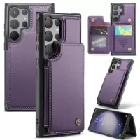 Samsung Galaxy S23 Ultra 5G Caseme C22 Case RFID Card Wallet - Purple