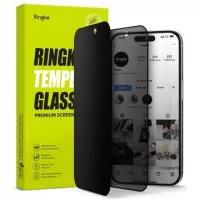 iPhone 15 Pro Ringke TG Privacy Tempered Glass Screen Protector - Black Edge