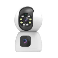 Dual Lens HD Home Wireless Wifi Smart Camera  Remote 1080P Monitor