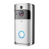 Smart Video Doorbell Wireless APP Remote Two-way Talk Waterproof Security Camera w/Motion Sensor/Night Vision/Phone Alerts