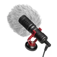 BOYA BY-MM1 Mini Cardioid Microphone Metal Electret Condensor Video Mic