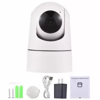 2MP Indoor Security Camera Pan Tilt Cam for Baby Monitor Smart Motion Tracking Night Vision Two-Way Audio