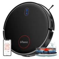 Ultenic D6S Robot Vacuum Cleaner Gyroscopic Navigation, 3-in-1 Sweep Vacuum Mop, 3000 Suction, 4 Cleaning Modes, 2600mAh Battery, 120min Runtime