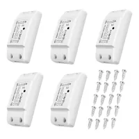 5Pcs WiFi and BT Smart Switch 10A 2200W Dual Mode On/Off Device Universal Smart Home Automation Module