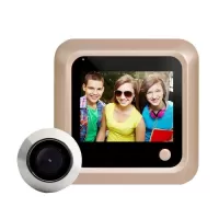 2.4 Inch Video Doorbell 145 Degree Peephole Viewer Video Eye Door Bell Smart Home Outdoor Camera Monitor Visual Doorbell