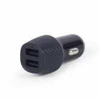 Gembird TA-U2C48A-CAR-01 mobile device charger Black Auto