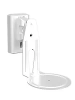 Sanus Adjustable Speaker Wall Mount designed for the Sonos Era 100 Single (White)