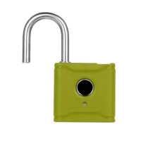 T1004D Smart BT Fingerprint Padlock Rechargeable Keyless Lock IP65 Waterproof Anti-theft Luggage Backpack Lock