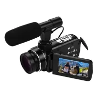 Andoer 4K Ultra HD Handheld DV Professional Digital Video Camera CMOS Sensor Camcorder