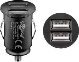 Goobay Dual-USB Car Charger (24 W)