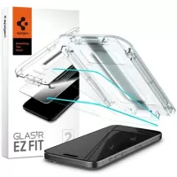 iPhone 15 Pro Max Spigen Glas.tR Ez Fit Tempered Glass Screen Protector - 2 Pcs. (Open-Box Satisfactory)