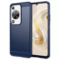 Huawei Enjoy 70 Brushed TPU Case - Carbon Fiber - Blue