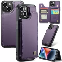 iPhone 14 Plus Caseme C22 Case RFID Card Wallet - Purple