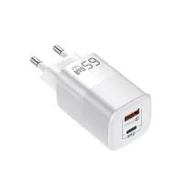 [GaN Tech]KUULAA 65W 2-Port USB PD Charger 65W GaN PD30W Type-C Fast Charging Wall Charger Adapter EU Plug for iPhone 13