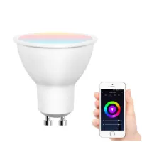 5W GU10 RGB WiFi Smart Bulb APP Control Voice control Works With Google Assistant Alexa