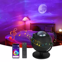 WiFi Smart Projector Round Star Light App Remote Control Home Theatre Party Ambient Light