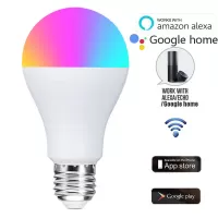 9W CCT+RGB Wifi Smart Bulb E26 E27 Voice Control Works With Alexa Google Assistant