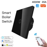 Moes WiFi Boiler Switch Water Heater wall controller Tuya Smart life APP Remote Control Alexa Google Home Voice Glass Pa