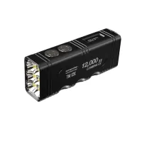 NITECORE TM12K 6x XHP50 12,000 Lumen Strong Light LED Flashlight USB Rechargeable 21700 Battery Powerful LED Torch