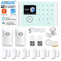 Smart Tuya WiFi Security Alarm System Kit Wireless GSM Burglar Alarm Home Anti-theft Security System Assisted with Alexa