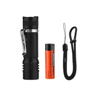 Folomov 18650S 900LM 167m Compact EDC Flashlight Come with 18650 Battery USB Rechargeable Mini LED Torch 9 Modes For Out