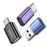 Toocki USB-C to Micro/USB-A to USB-C/USB-C to USB-A Adapter Converter for Xiaomi for Samsung Huawei OTG Connector