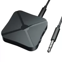 KN319 Bluetooth Receiver Transmitter 2-in-1 Wireless bluetooth Audio Adapter 3.5MM AUX Jack for Speaker TV Car PC Headph