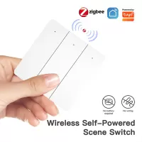 MoesHouse 2/3Gang Smart Home ZigBe Self-Powered Scene Switch Battery-free No Wiring Wireless Switch