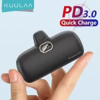 KUULAA Mini Power Bank 5000mAh Power Bank QC PD Fast Charging for iPhone 14 13 12 Batterie Externe Portable Charger for