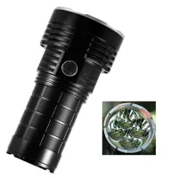 Haikelite HT50pro 4*G50 8000lm 1600m Thrower Flood LED Flashlight Type-C Rechargeable 3*21700 High Power Output Strong L