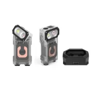 WUBEN X3 Owl 700LM Mini LED Keychain Flashlight 180° Rotating Head Best EDC Flashlight Wireless Charging Base Ultra-ligh