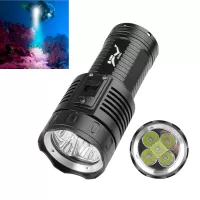 5*T40 LED High Lumen Diving Flashlight Professional Waterproof and Long Endurance Dive Torch