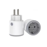 MoesHouse WiFi Smart Plug Socket 16A 3680W AC 85-250V 50/60Hz Smart Timer Outlet Power Monitor Support Tuya Apple Work W