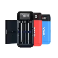 XTAR PB2SL QC3.0 Fast Charger Battery Charger 18650 21700 20700 Rechargable Li-ion Batteries DIY Power Bank Function