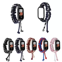 Umbrella Rope Weaving Adjustable Replacement Wristband for Redmi Bracelet 2/ MI Band 8 Active